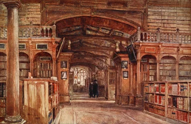 Innenansicht der Bodleian Library, 1903